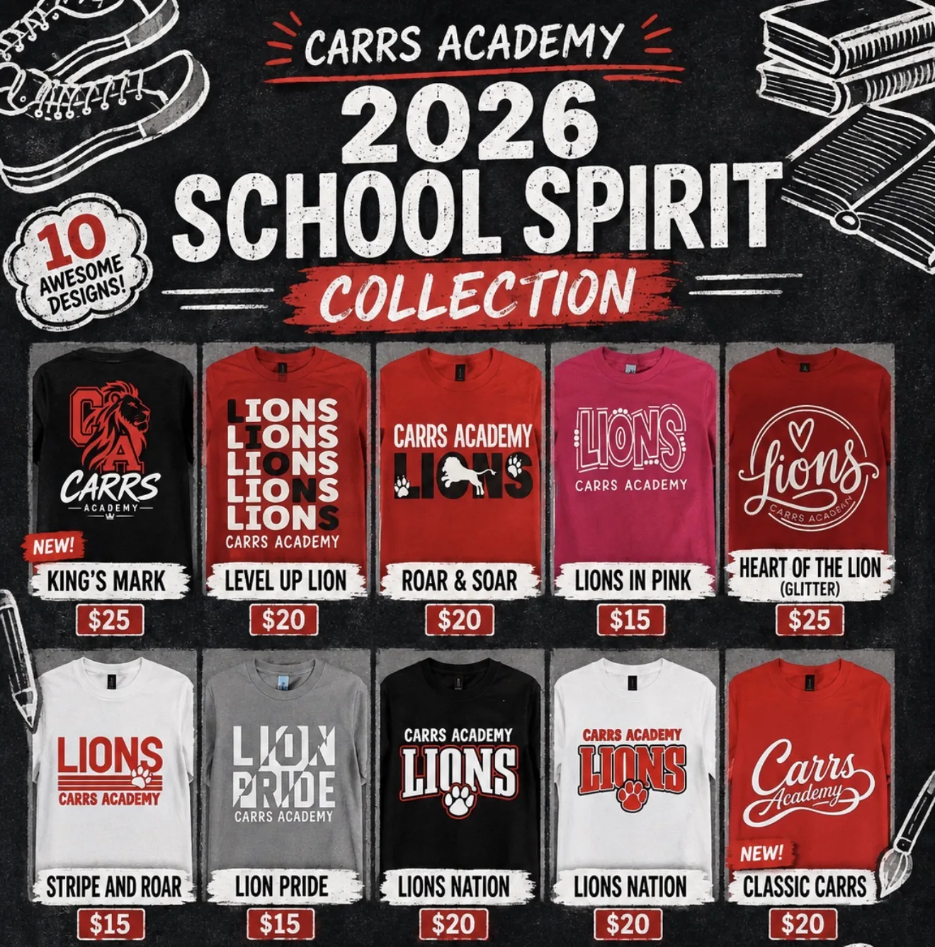 School spirit collection by Scheree Creations